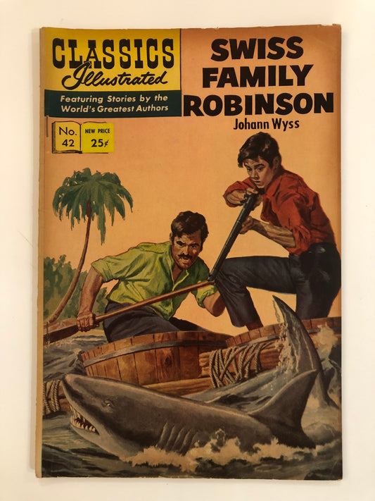 Classics Illustrated #42 Swiss Family Robinson