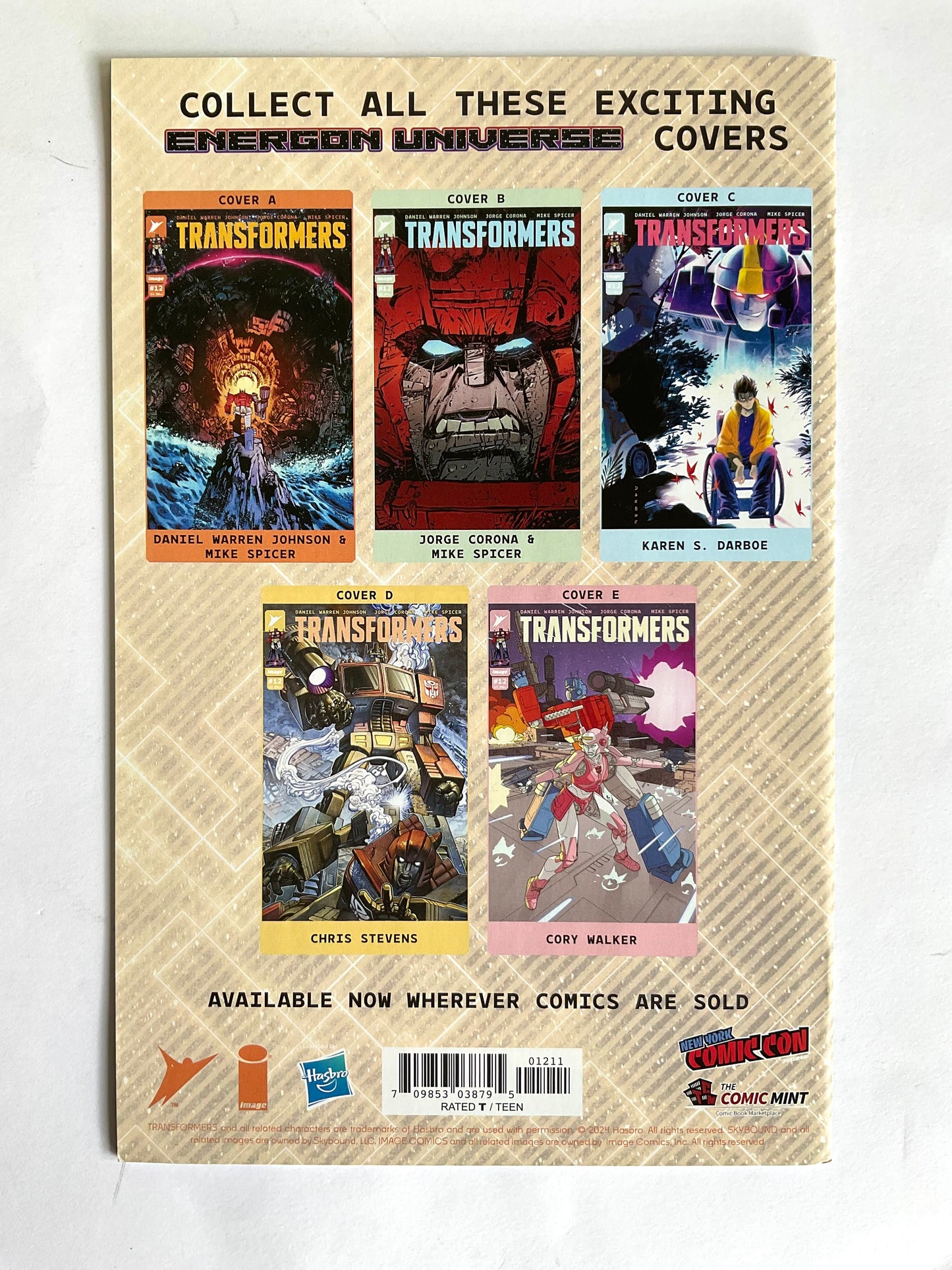 Transformers #12 The Comic Mint Skan Srisuwan Virgin Variant