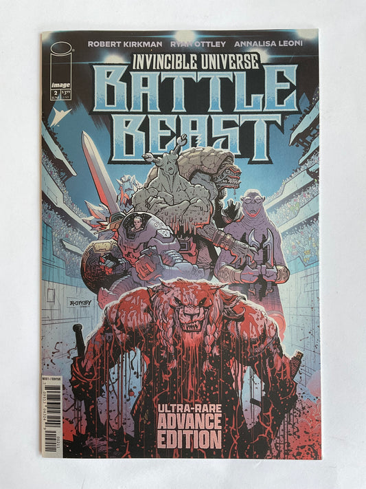 INVINCIBLE UNIVERSE BATTLE BEAST #2 Ultra-Rare Advance Edition Blind Bag Foil