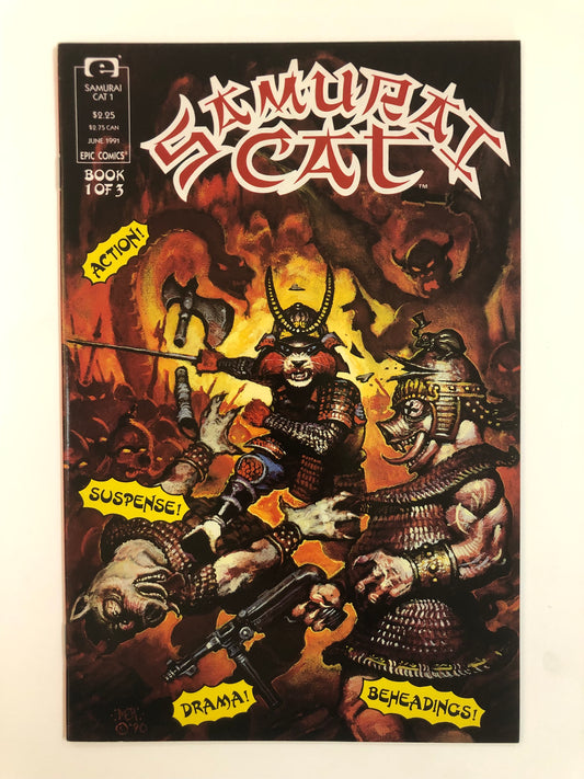 Samurai Cat (1991) Complete Set #1-3