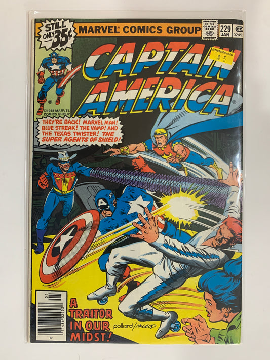 Captain America #229