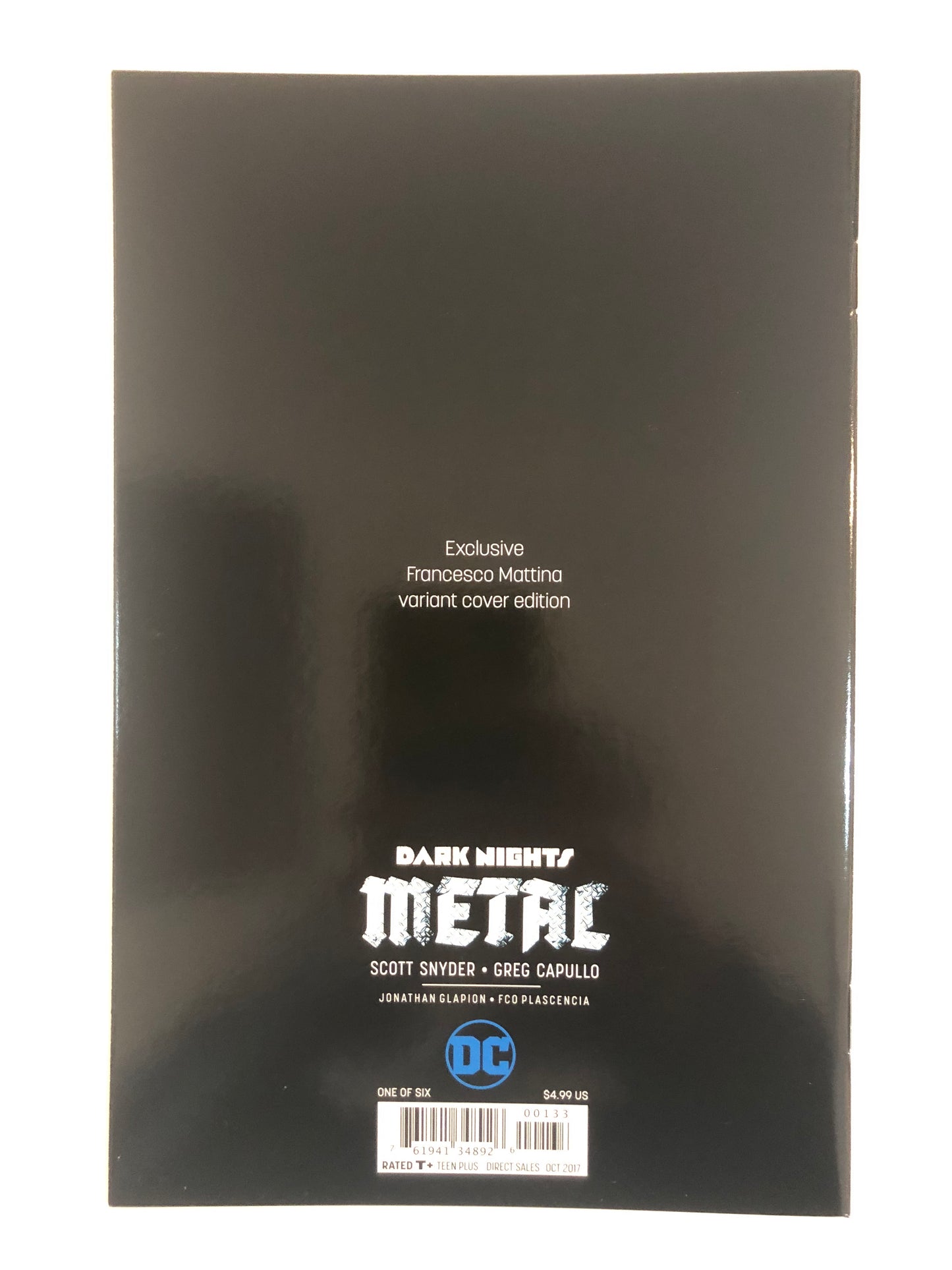 Dark Nights: Metal #1 Exclusive Mattina Variant