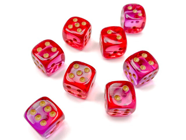 Chessex Dice - Gemini Red Violet Gold