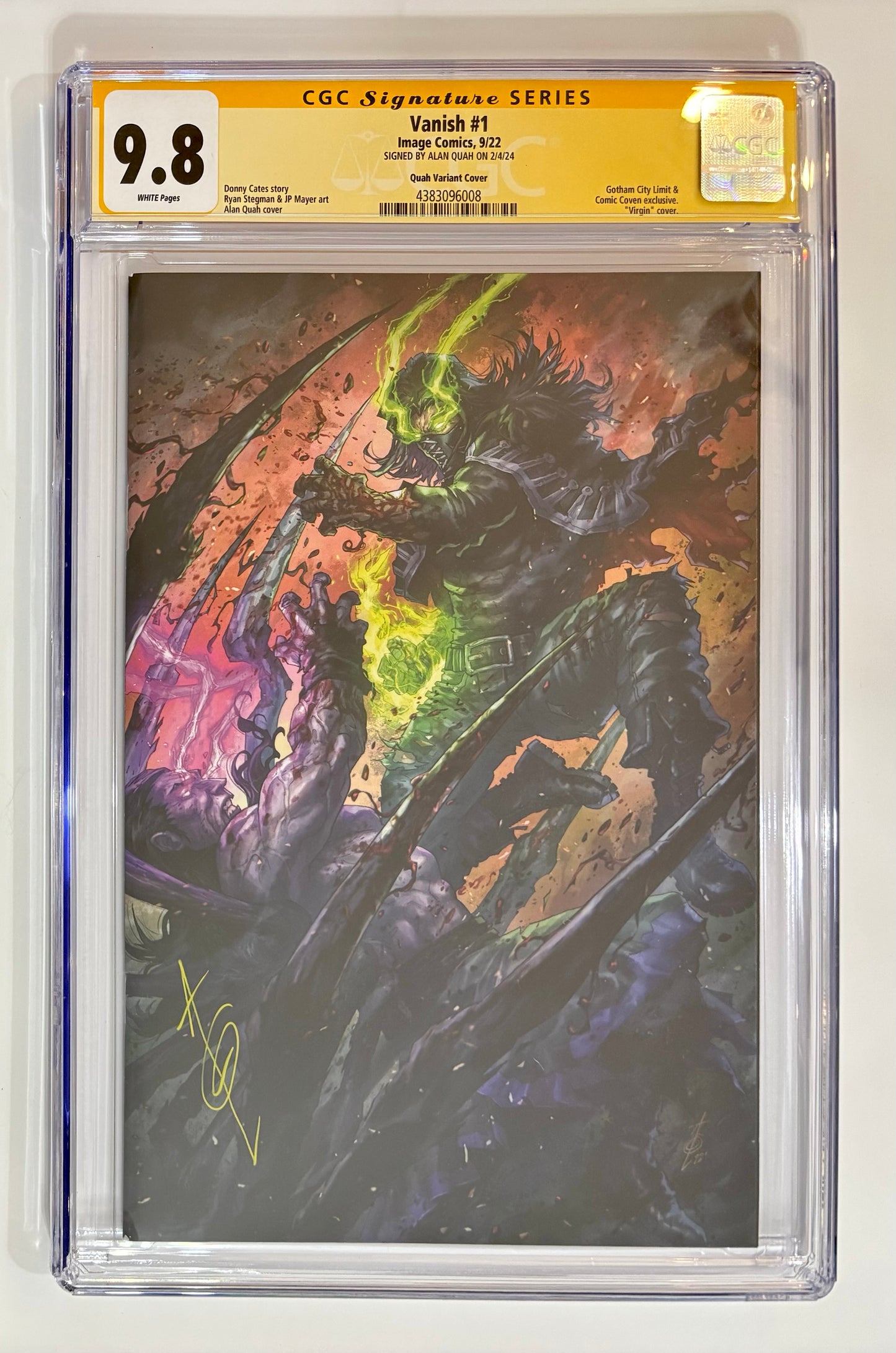 Vanish #1 Gotham City Limit & Comic Coven Exclusive Variant CGC Graded [SIGNED]