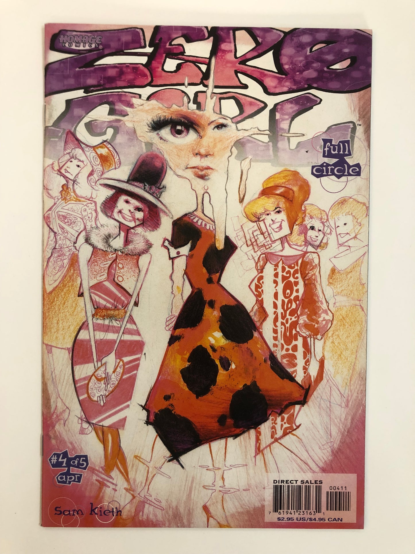 Zero Girl Full Circle (2003) #1-5 Complete Set