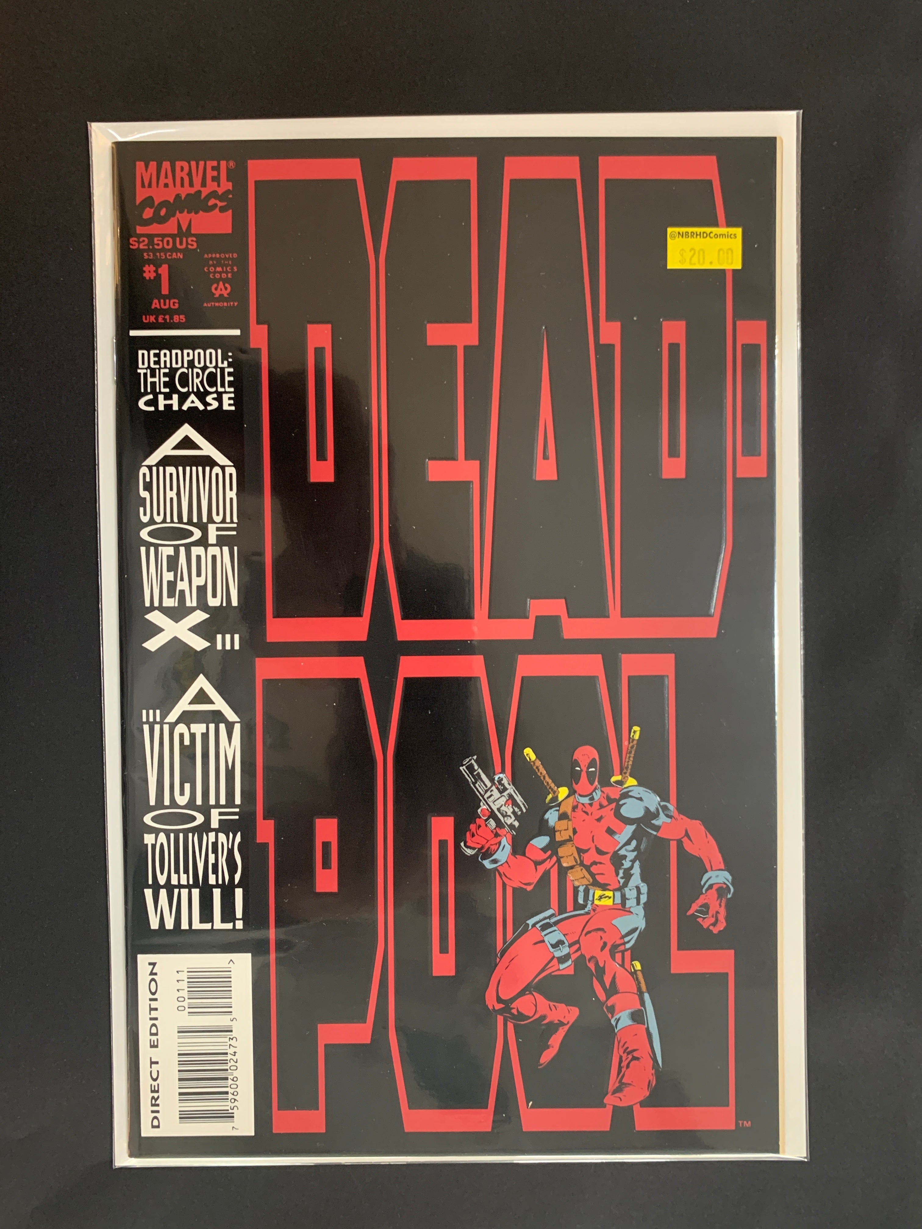 Deadpool Circle 2024 Chase 1 graded comic. Just for tonight