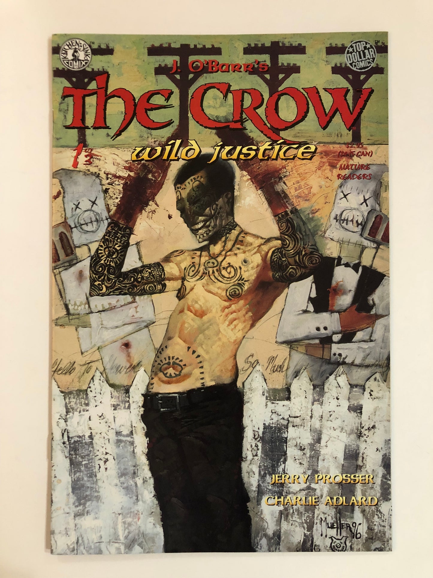 Crow Wild Justice Complete Set #1-3