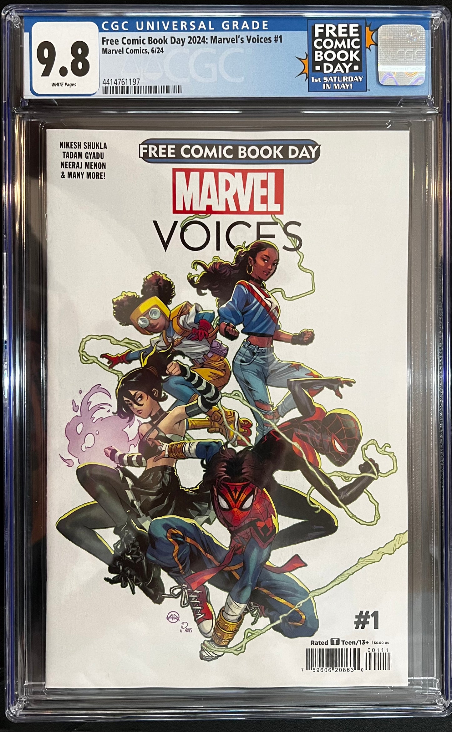Free Comic Book Day 2024: Marvel’s Voices #1 CGC 9.8