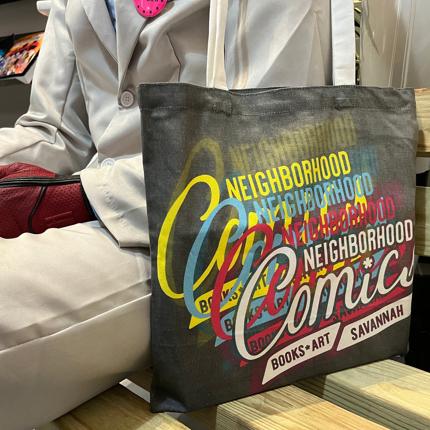 Neighborhood Comics Tote Bag