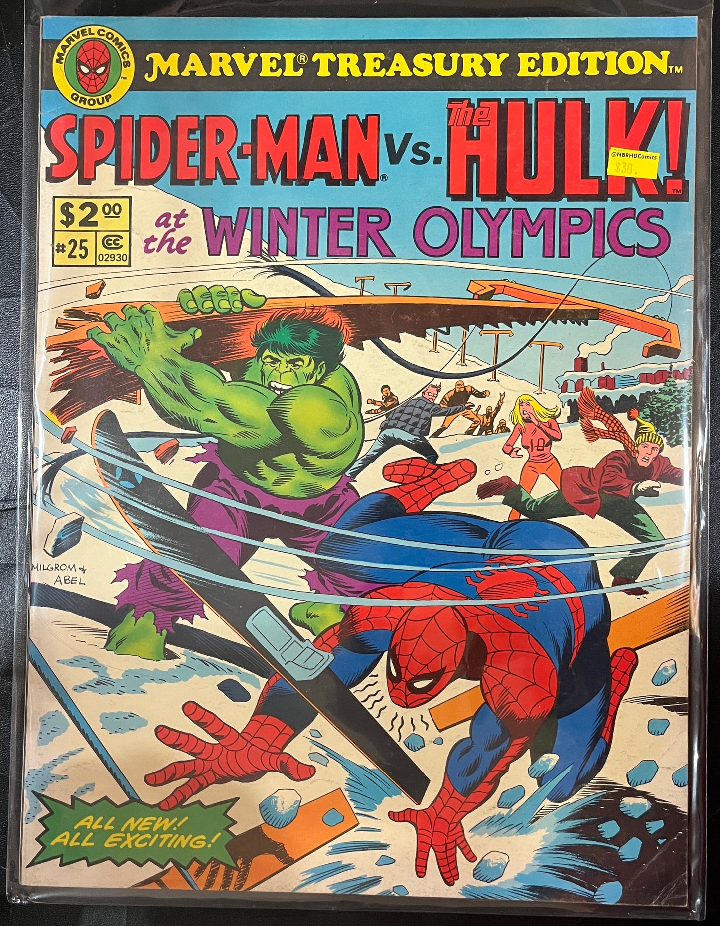 Spider-Man vs. The Hulk at the Winter Olympics Treasury Edition