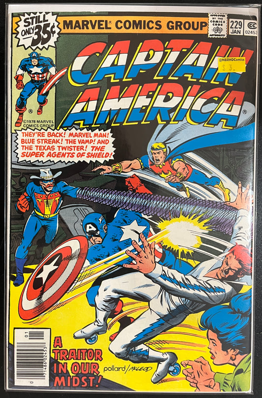 Captain America #229