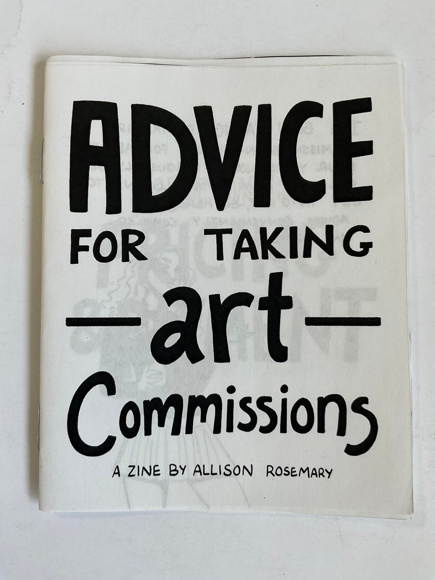 Advice For Taking Art Commissions