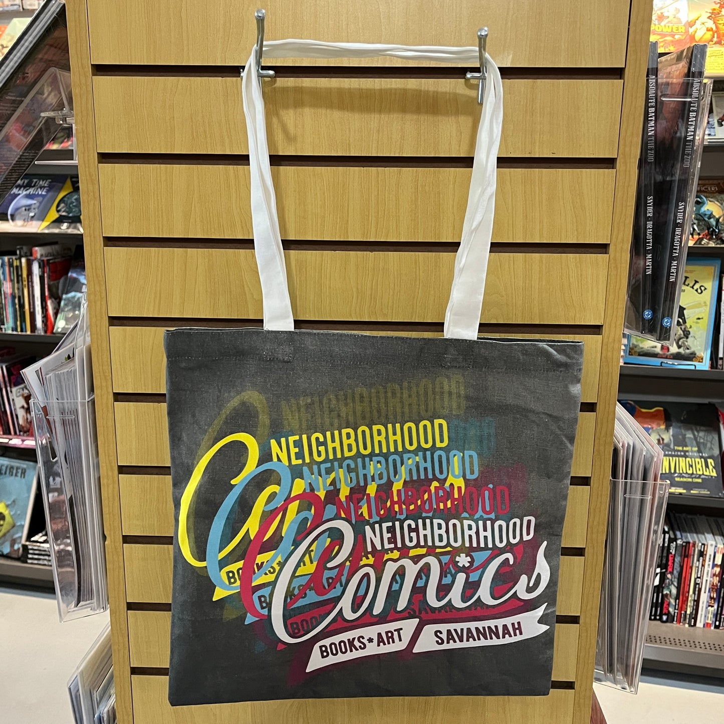 Neighborhood Comics Tote Bag