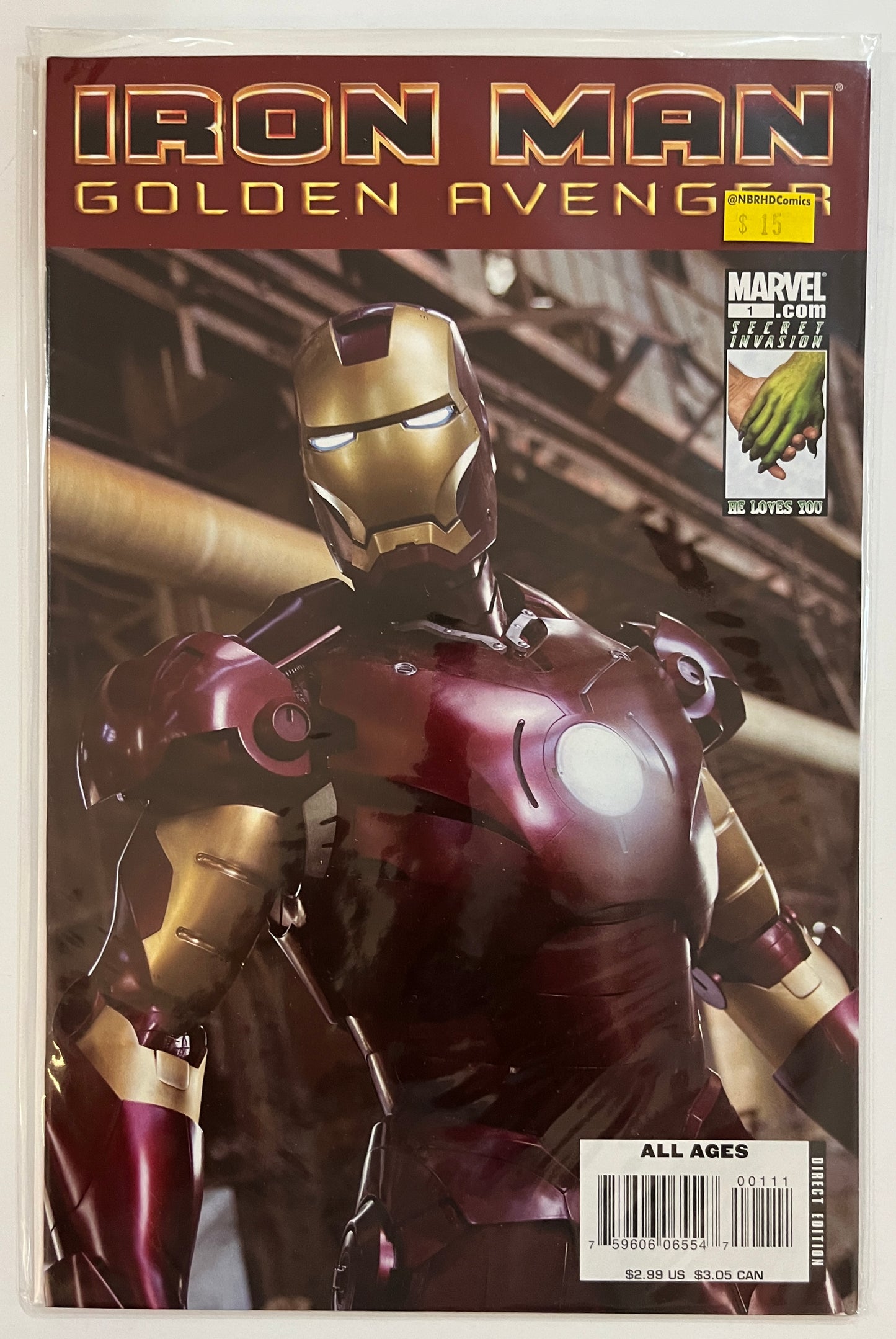 Iron Man Golden Avenger #1