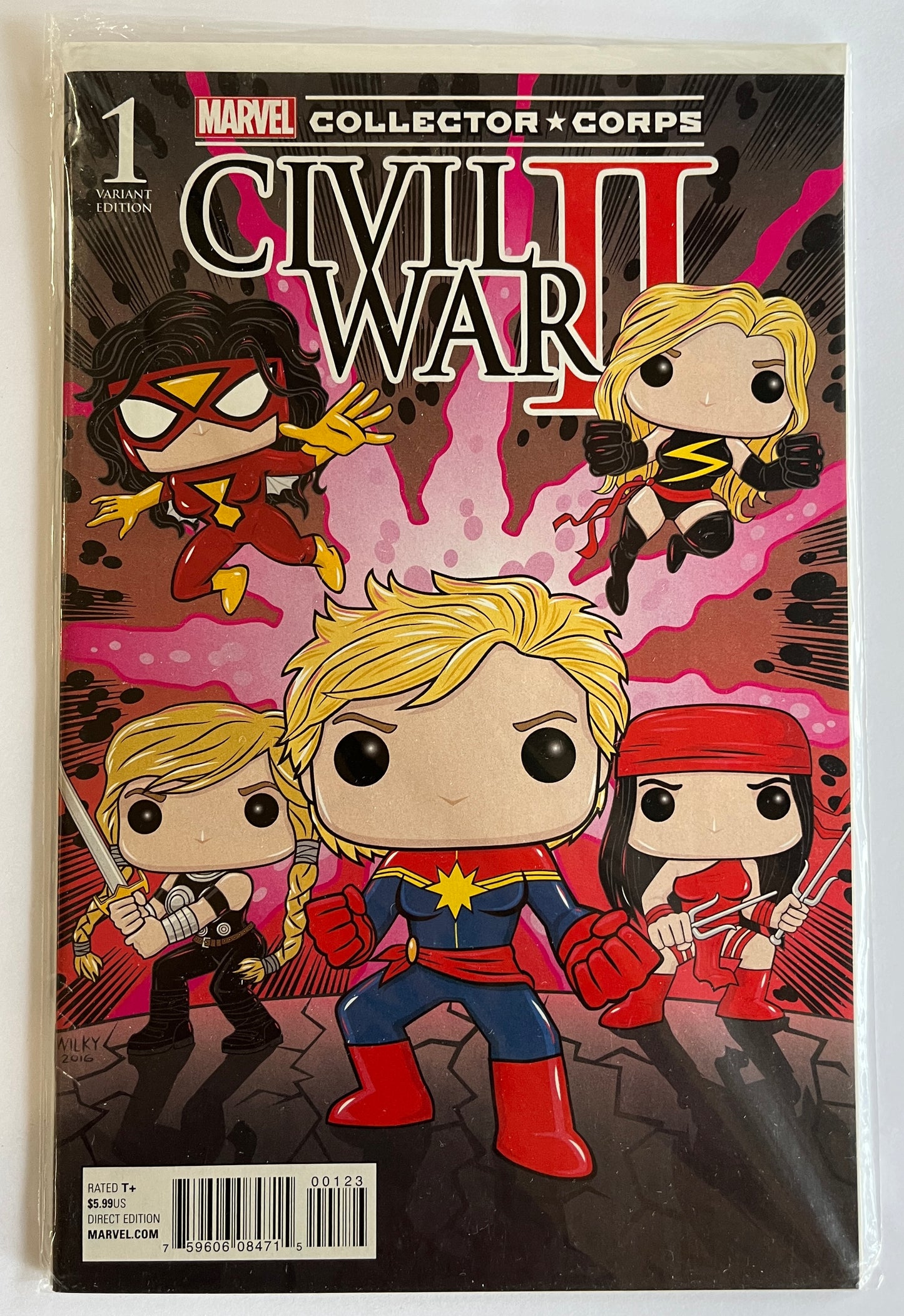 Civil War II #1 Funko Collector Corps Variant