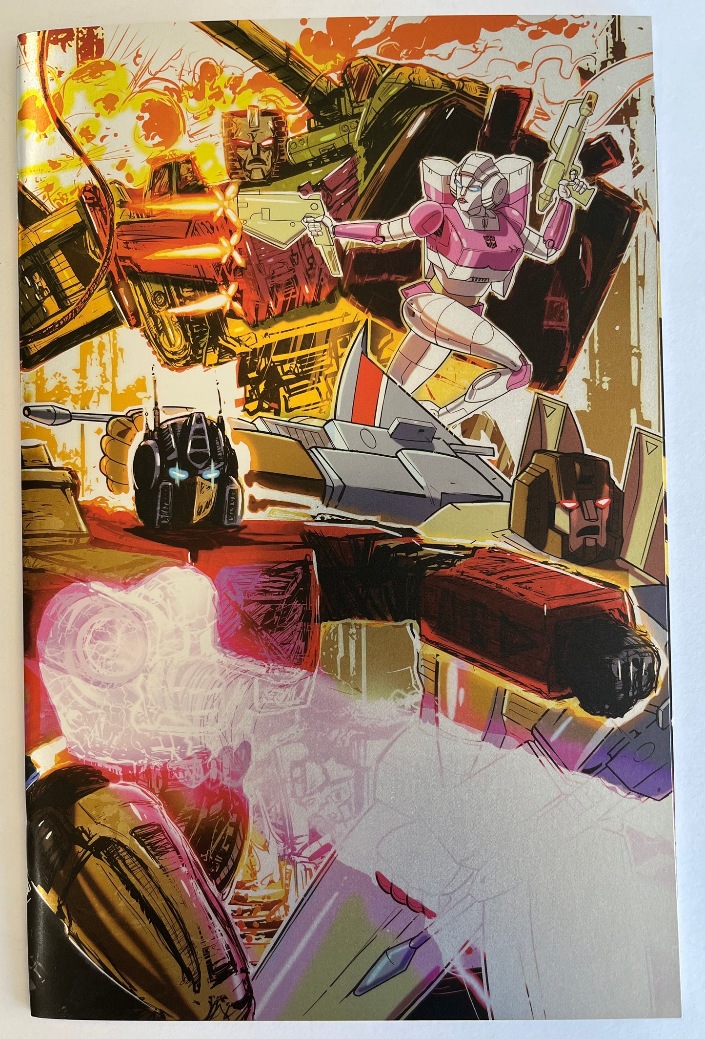 Transformers #15 Top Shelf Comic Series 1 Mystery Packs Chris Fredricks Wraparound Foil Virgin Variant