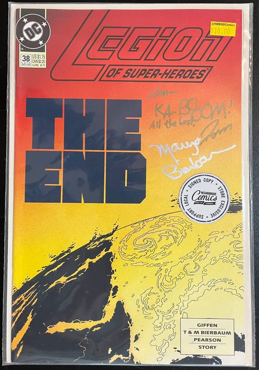 Legion of Super-Heroes #38 SIGNED