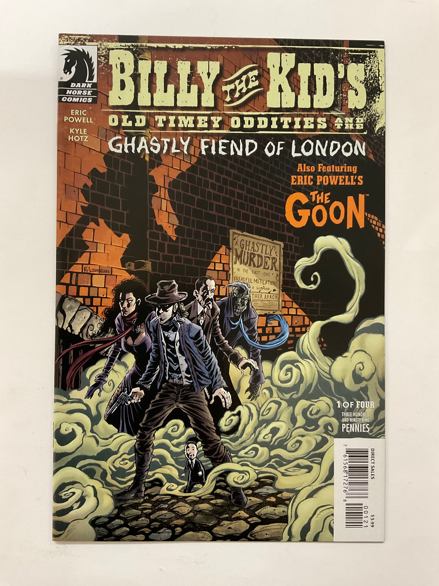 Billy the Kid’s Old Timey Oddities and the Ghastly Fiend of London #1-4 Set