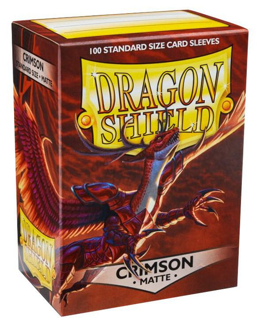 Dragon Shield Matte Card Sleeves - Crimson