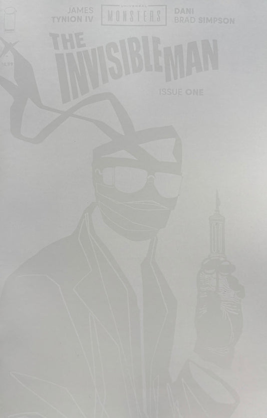 Universal Monsters The Invisible Man #1 (Of 4) Cover I Invisible Thank You Variant (Full Color Interior)