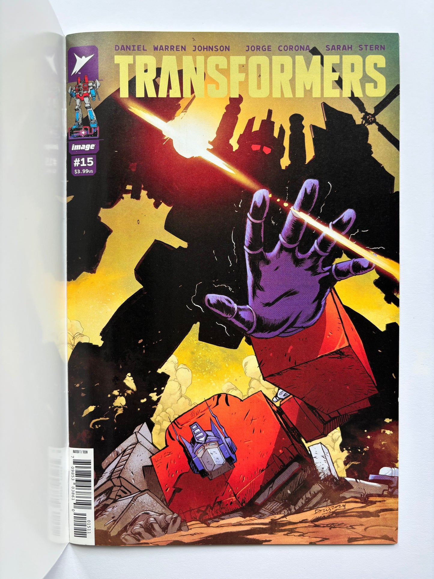 Transformers #15 Top Shelf Comic Series 1 Mystery Packs Chris Fredricks Wraparound Foil Virgin Variant