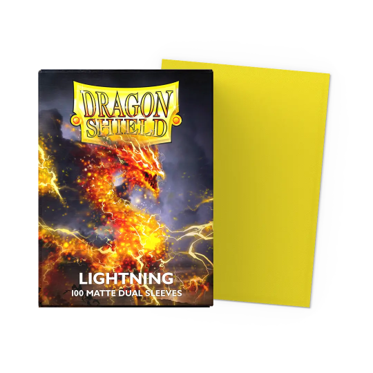 Dragon Shield Matte Dual Card Sleeves - Lightning