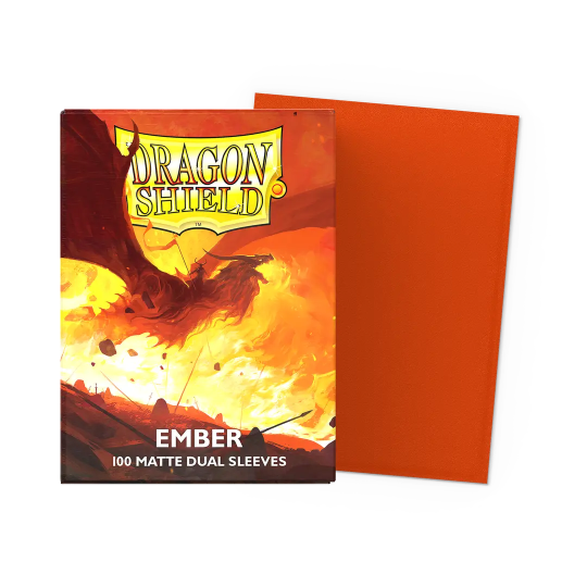 Dragon Shield Matte Dual Card Sleeves - Ember