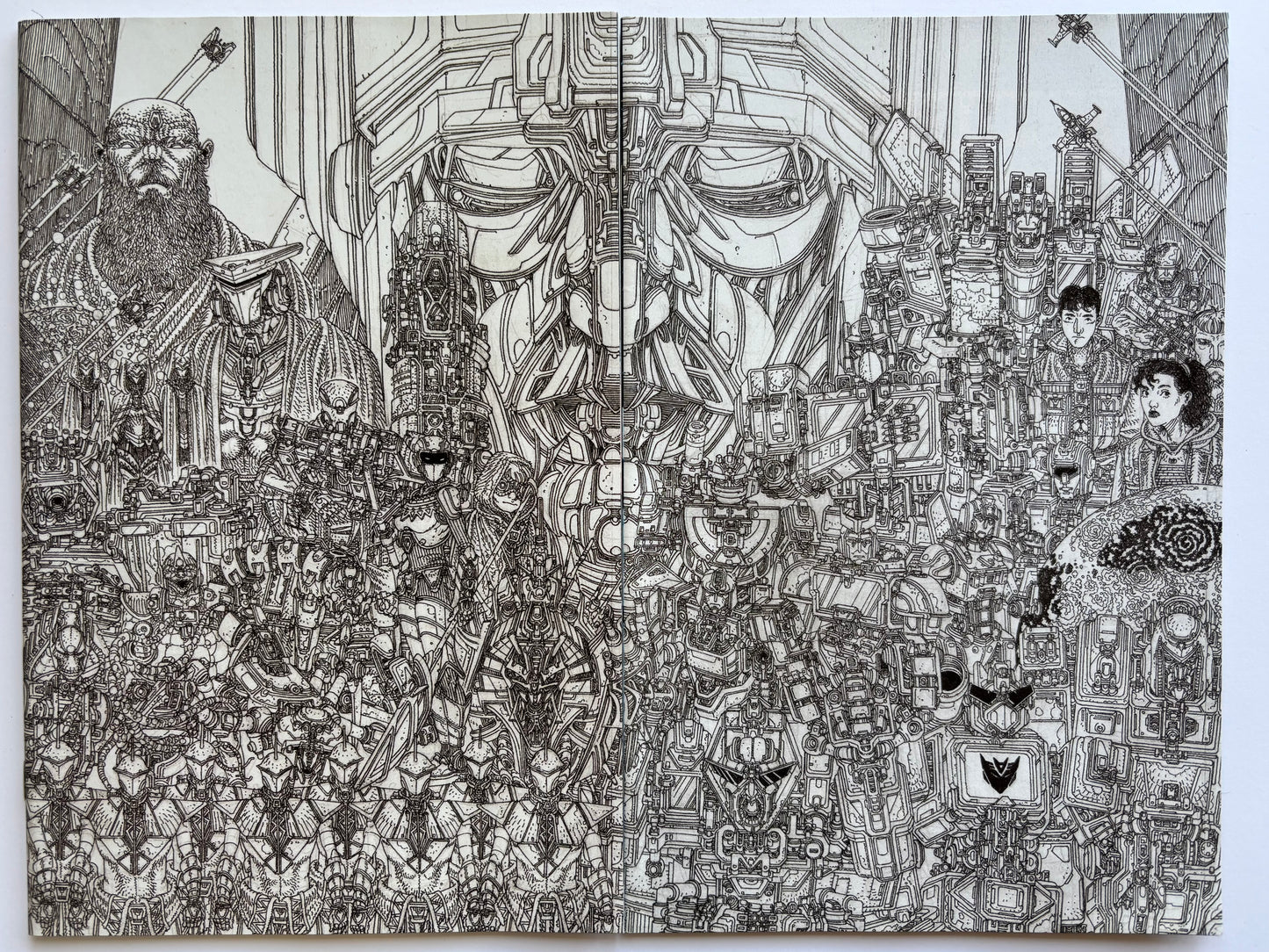 Transformers (2023) #1 & Void Rivals (2023) #1 Bratukhin Connecting Covers Set [B&W]