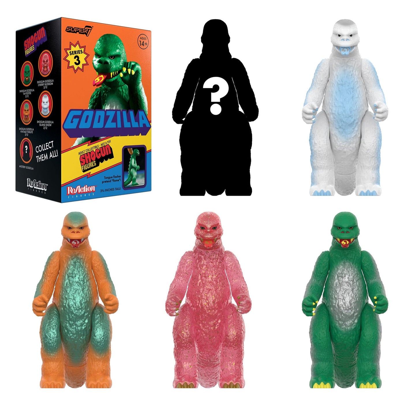 Super 7 Shogun Figures - Godzilla Blind Box