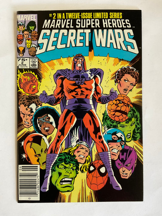 Marvel Super Heroes Secret War #2 (newsstand variant)