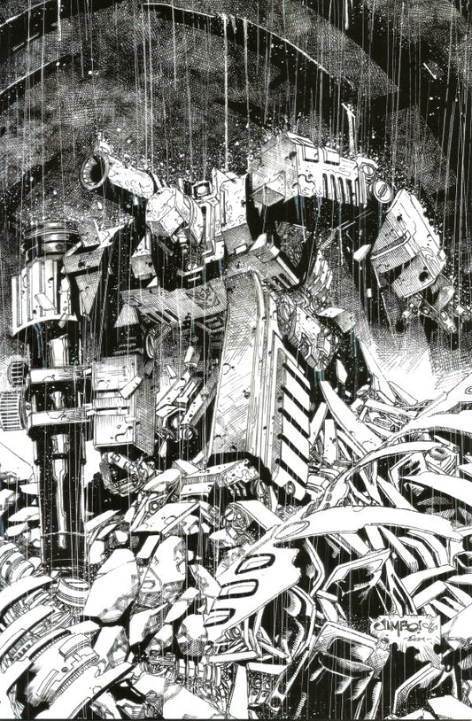 Transformers #14 Top Shelf Comic Series 2 Mystery Packs Jimbo Salgado Black & White Virgin Variant