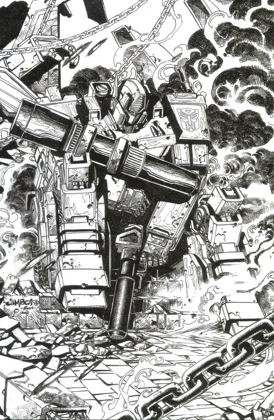 Transformers #15 Top Shelf Comic Series 2 Mystery Packs Jimbo Salgado Black & White Virgin Variant