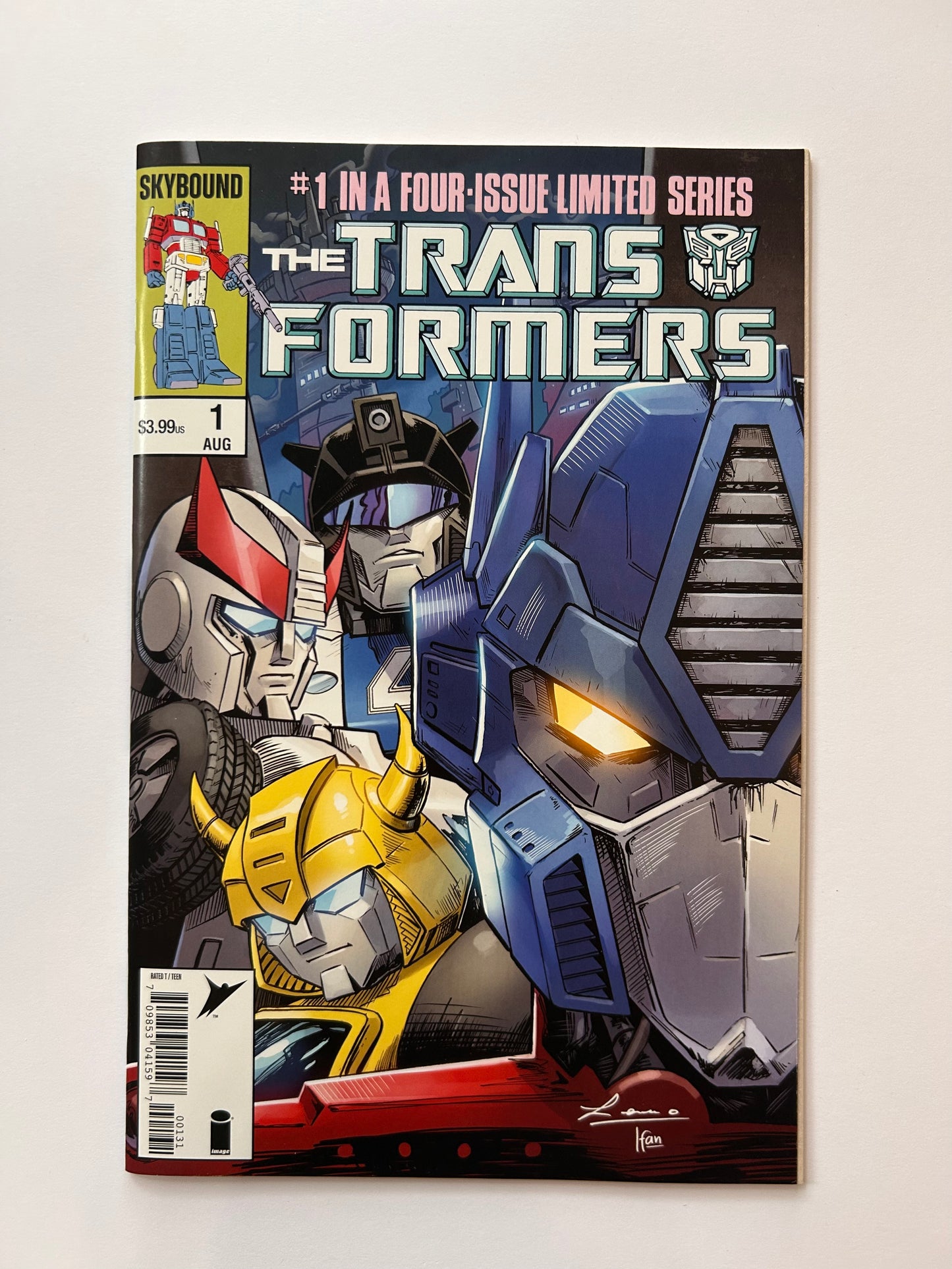 Transformers #1 40th Anniv Reprint - Hernandez Variant