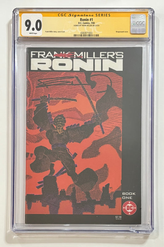 Frank Miller’s Ronin Book One & Three CGC Graded Set [SIGNED]