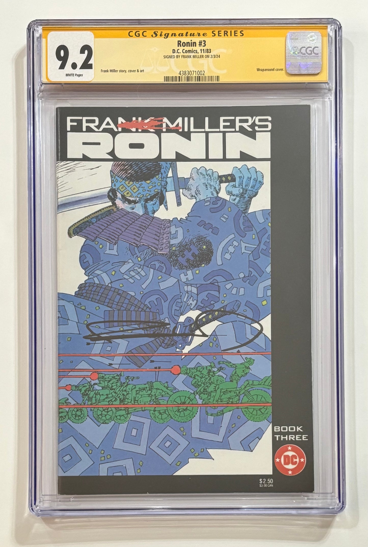 Frank Miller’s Ronin Book One & Three CGC Graded Set [SIGNED]