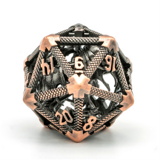 Hollow Dragon Keep D20 - Copper