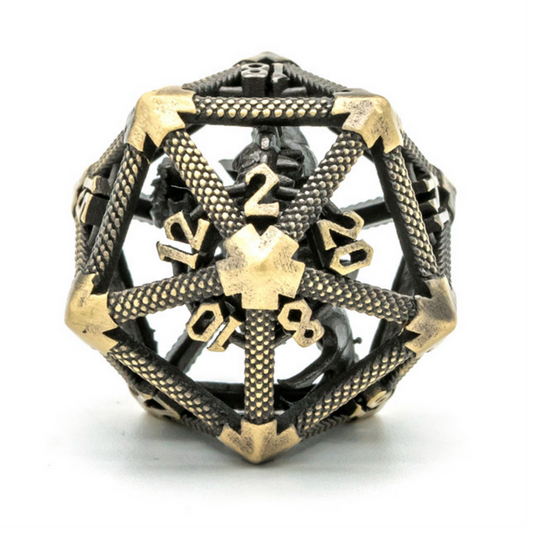 Hollow Dragon Keep D20 - Bronze