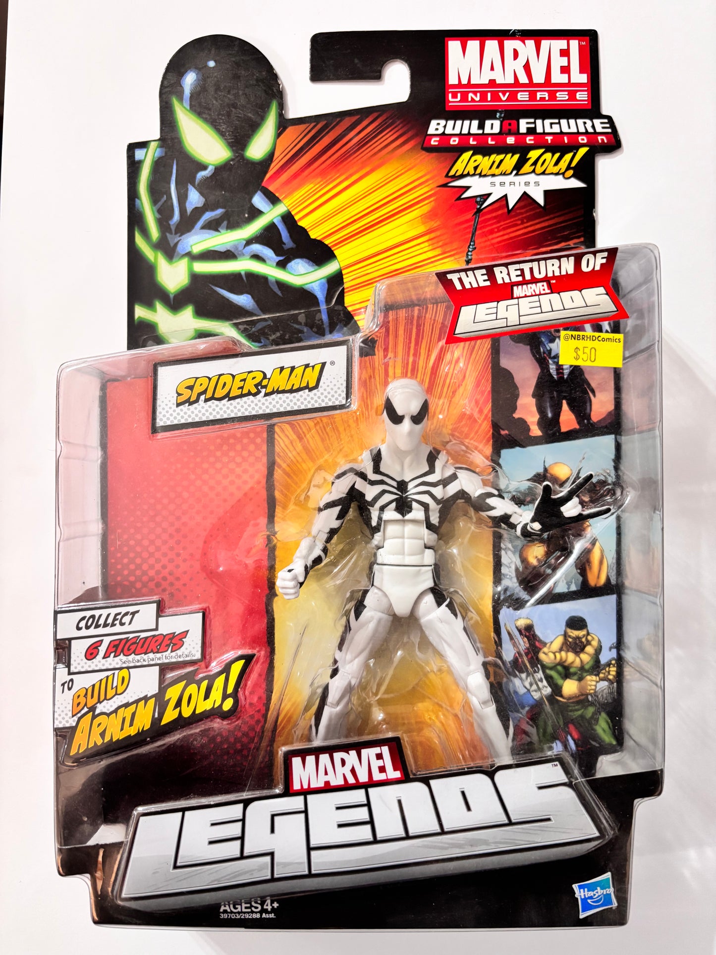 Marvel Legends Spider-Man (2012; White Suit)