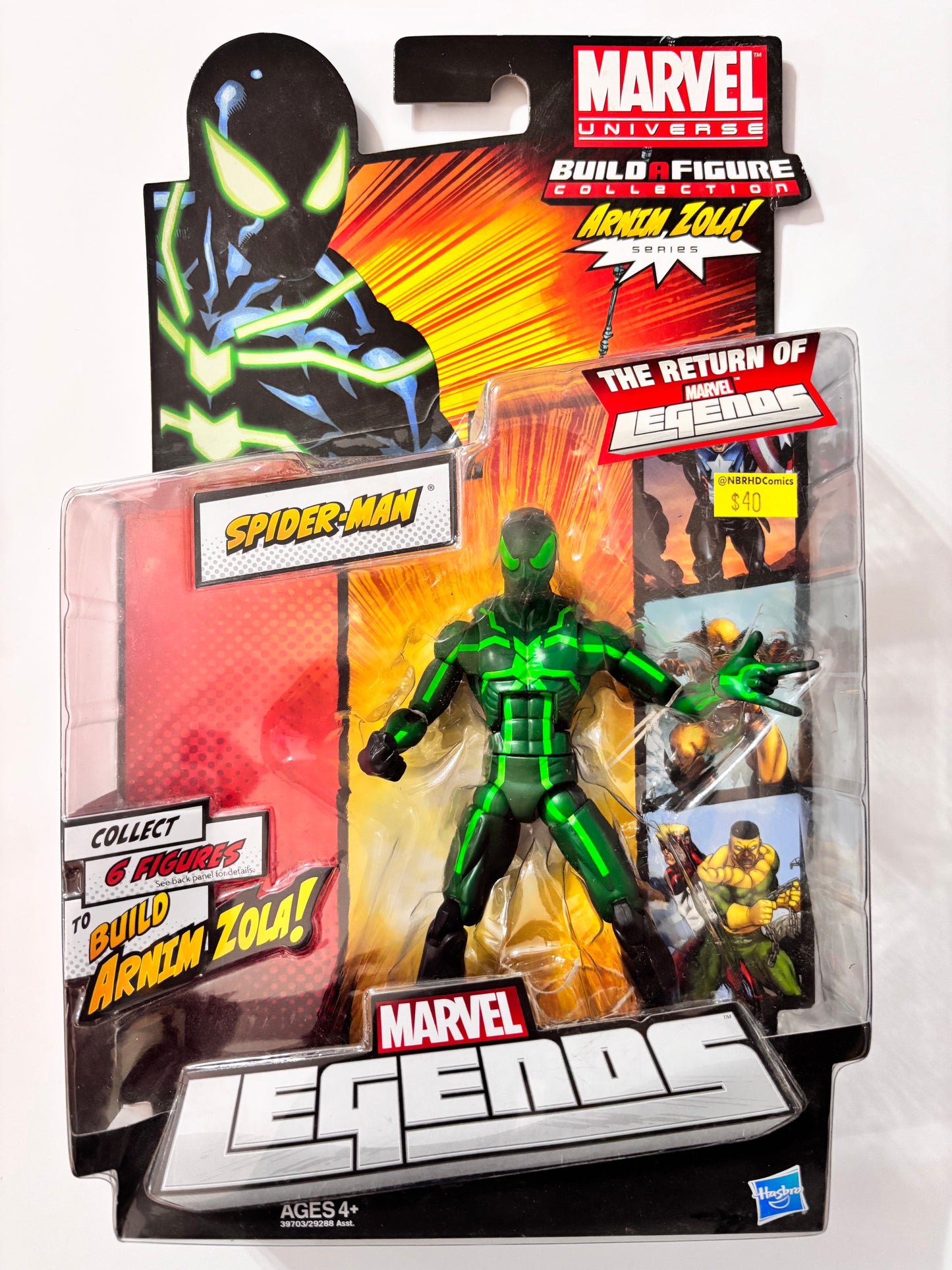 Marvel Legends Spider-Man (2012; Green Suit)