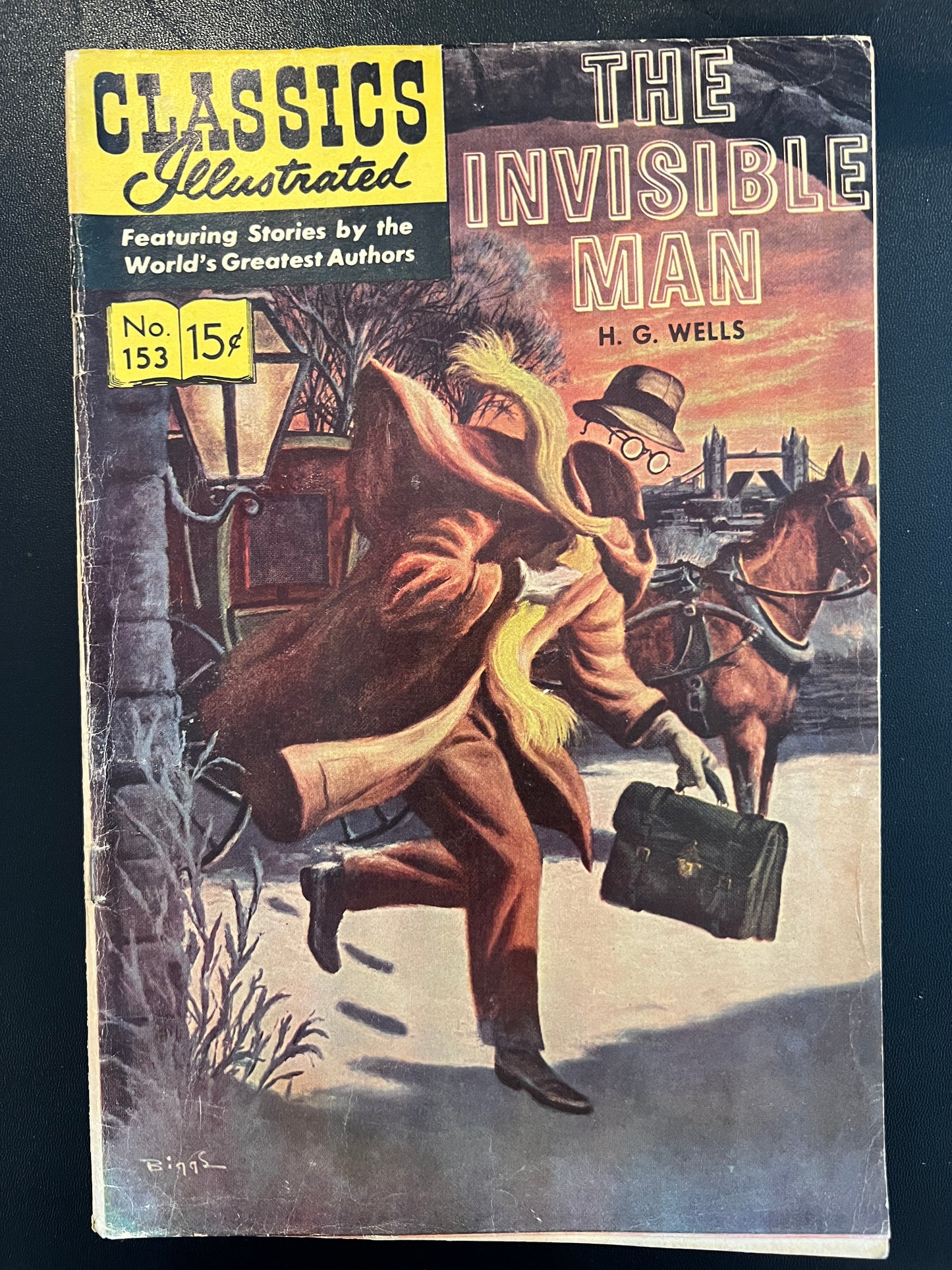 Classics Illustrated #153: The Invisible Man