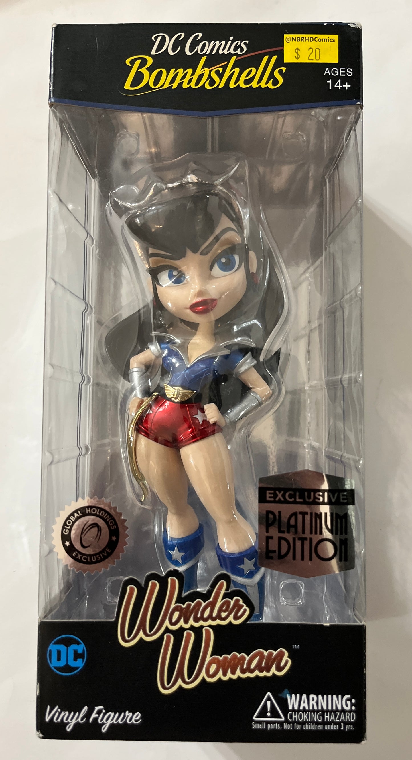 DC Comics Bombshells Figure: Wonder Woman Platinum Edition