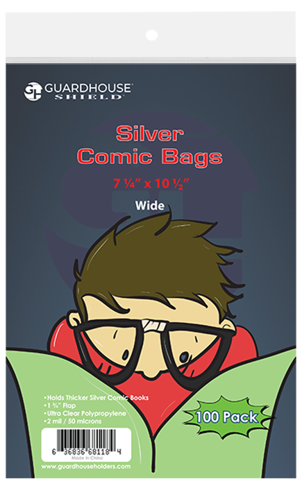 Silver Size Comic Bags