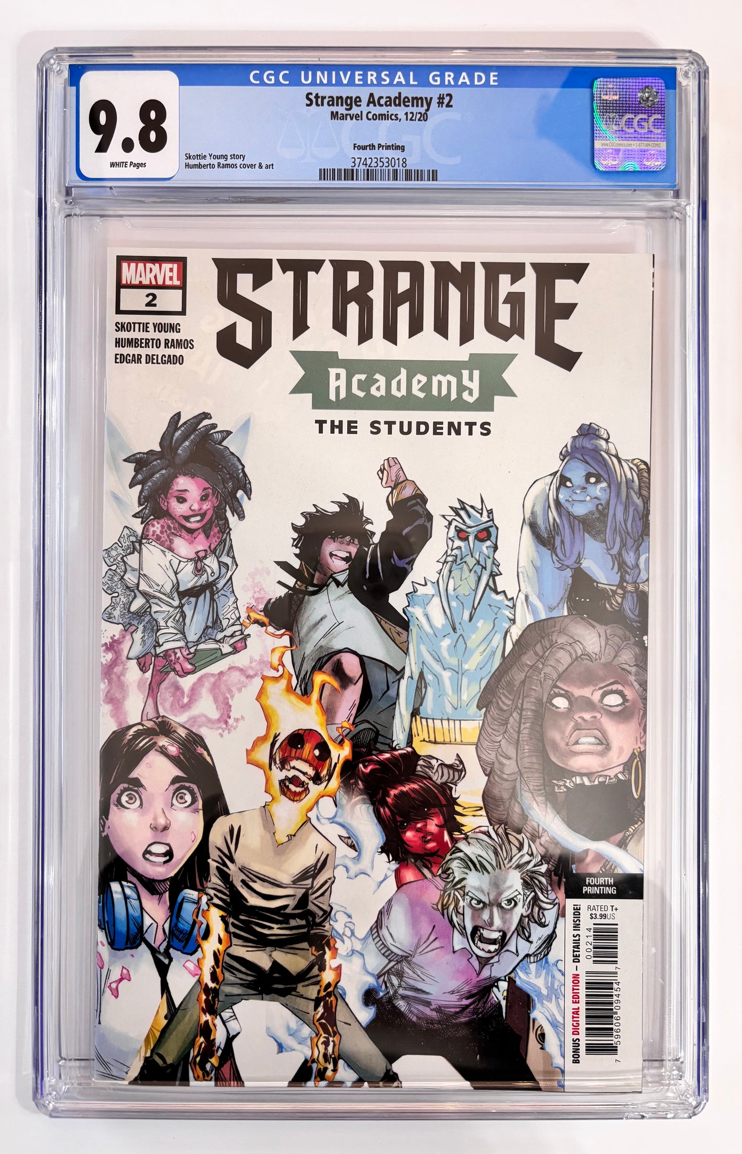 Strange Academy #2 (2020) Fourth Print CGC Graded 9.8