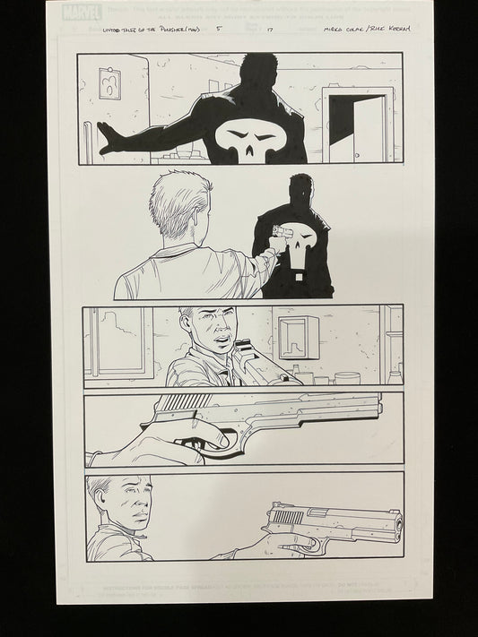 Untold Tales of the Punisher - Original Art Issue #5 Page 17