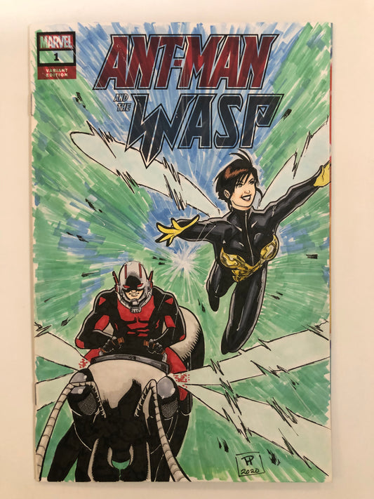 Ant-Man And The Wasp #1 Thomas Price Original Sketch Cover