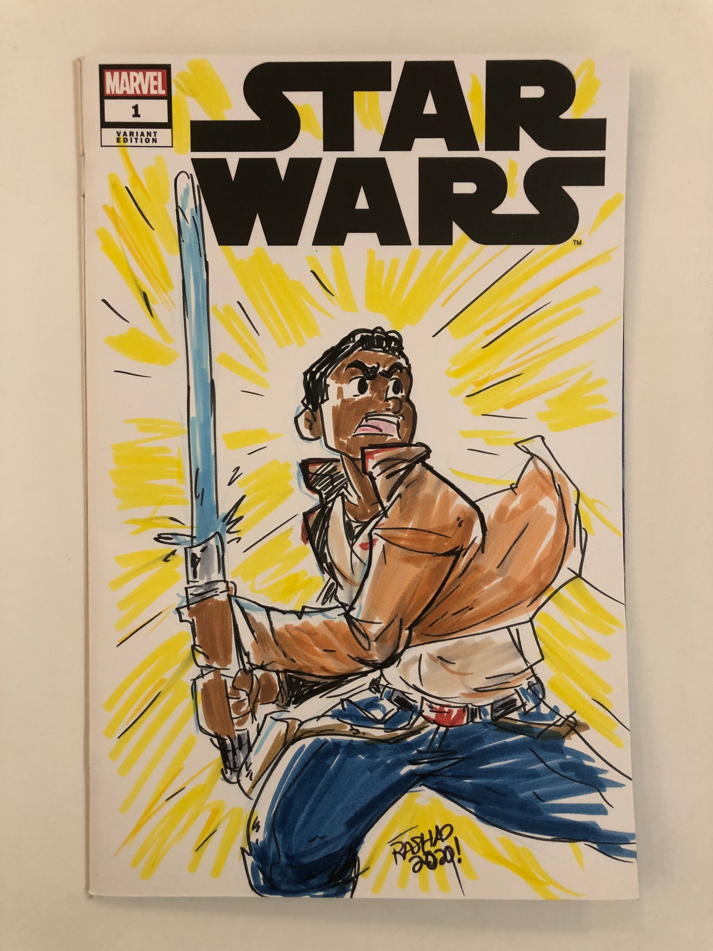 Star Wars #1 Rashad Doucet Original Sketch Cover