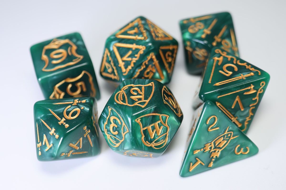 Queen’s Armory: Woodland 25mm RPG Dice Set