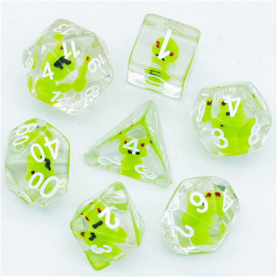 Frog RPG Dice Set