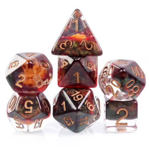 Dragon Mask RPG Dice Set