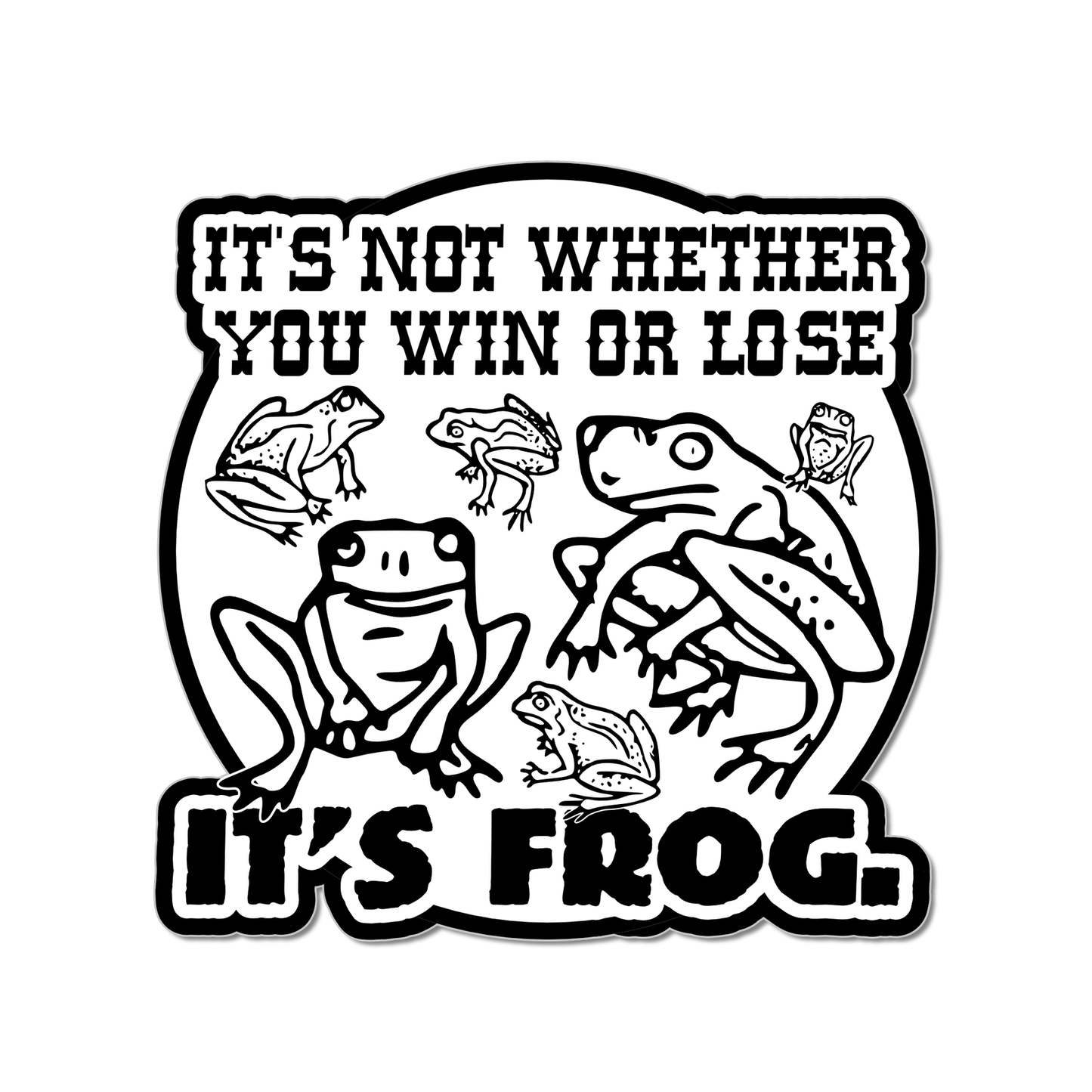 It’s Frog Sticker